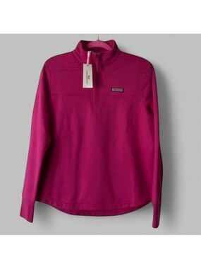 Vinyard Vines-Surf Terry Shep Shirt-size Small-berry relaxed fit-NWT